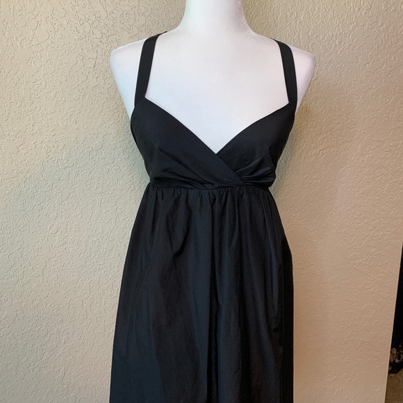 GAP Dresses & Skirts - Gap Black Cotton Silk Summer Dress